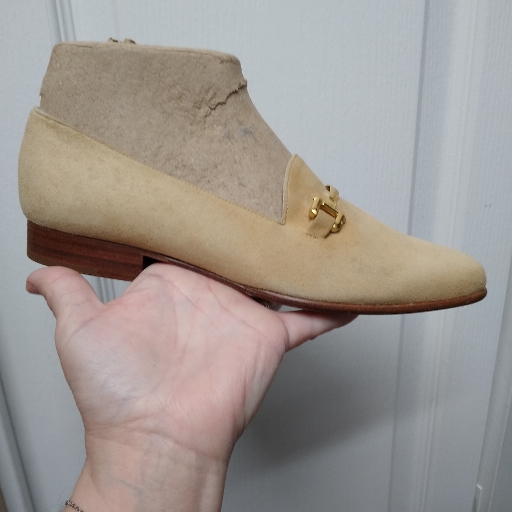 GUCCI SUEDE LOAFERS - Picture 6 of 11